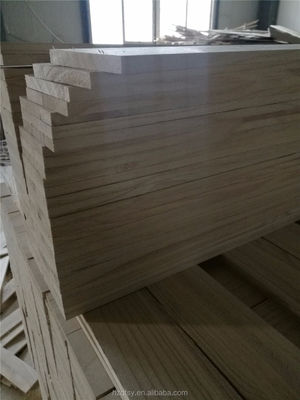 Содержание влаги 8%-12% FSC-сертифицированная панель Paulownia для экологически чистого строительства