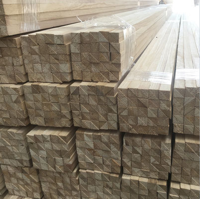 Paulownia Batten Square Triangle Chamfer Wood Strips с возможностью решения проектов