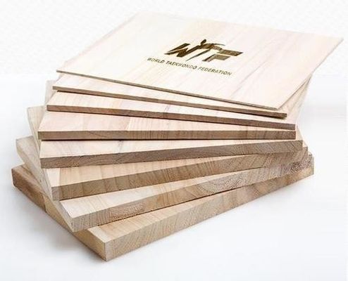 Настраиваемый логотип 225X300MM Паулоwnia Breaking Boards Для Таэквондо Каратэ