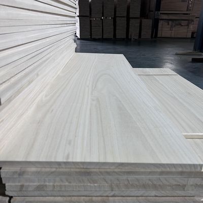 Настольная столешница деревянная по заказу с отбеленной панелью Paulownia и размером 2440x1220 или 1200x600