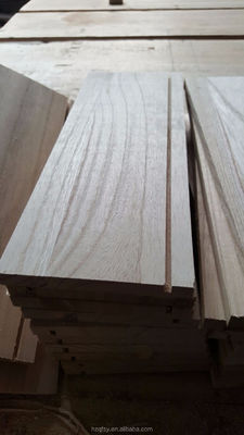 Твердое дерево Paulownia Edge Склеенная доска Китайский дизайн стиль Настраиваемые деревянные панели