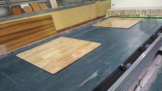 Массовая деревянная настольная панель УФ дубовая панель резиновая деревянная пальчатая совместная панель для настольных столов из массивного дерева