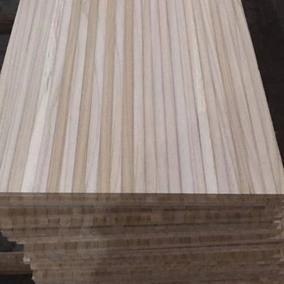 Paulownia Kiri Древесина FSC сертифицированный натуральный цвет 1500x480x12 мм