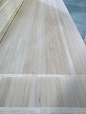 Paulownia Kiri Древесина FSC сертифицированный натуральный цвет 1500x480x12 мм
