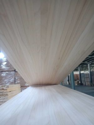 Paulownia Kiri Древесина FSC сертифицированный натуральный цвет 1500x480x12 мм