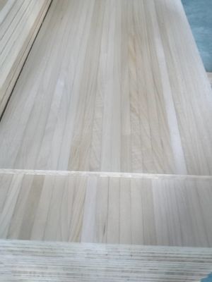 Paulownia Kiri Древесина FSC сертифицированный натуральный цвет 1500x480x12 мм