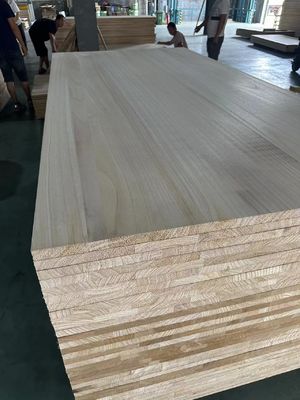 FSC сертифицированные массивные деревянные окрашенные панели Паулуния деревянная доска для поставки деревянных коробок