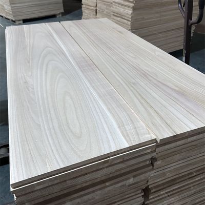 Доска из натуральной массивной древесины Paulownia класса AB или ABC с беленой отделкой из натурального дерева