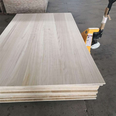 FSC Certified Paulownia Wood Edge Glued Finger Joint Solid Wood Board M3 для мебели