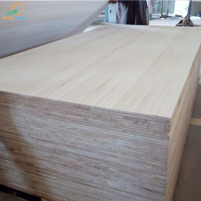 FSC сертифицированная твердая деревянная панель Paulownia для мебельной двери